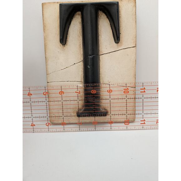 Sid Dickens Letter T Initials Block Cream and Black Wall Decor - Picture 5 of 5